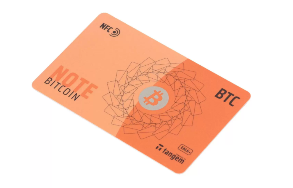 Tangem Note BTC
