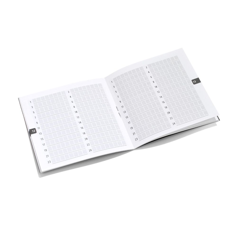Stamp Seed Stone Paper Seed Phrase Book