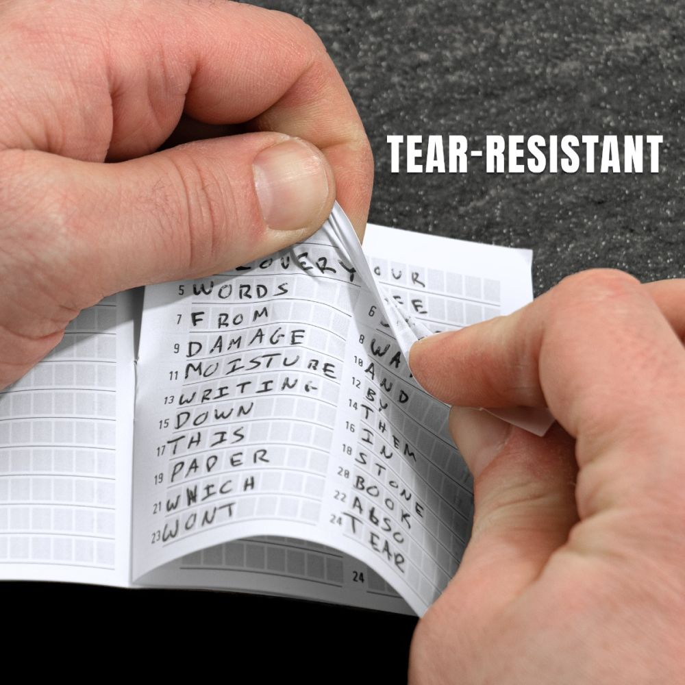 Stamp Seed Stone Paper Seed Phrase Book