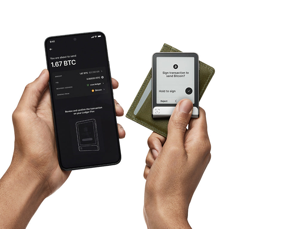 Ledger Flex Crypto including Recovery Key